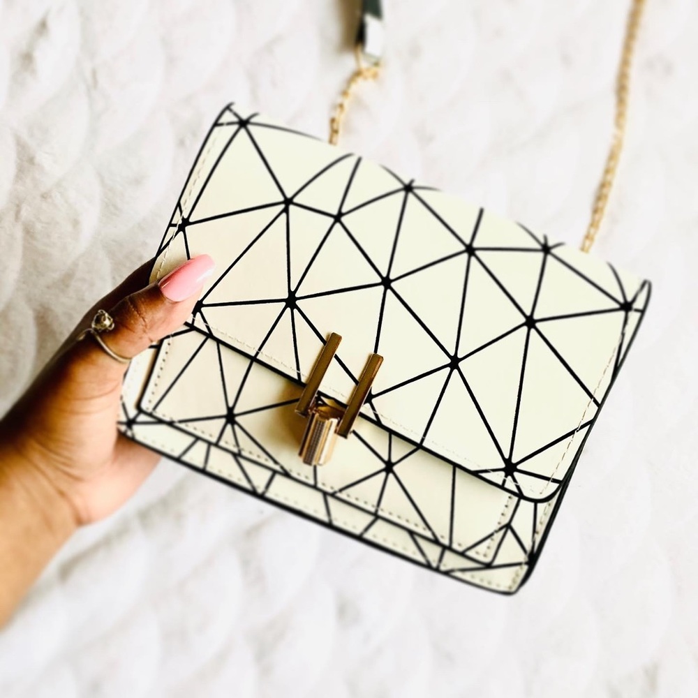 Cute Mini White Beige Crossbody Bag